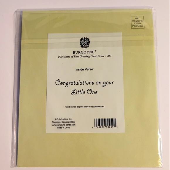 NEW BABY GREETING CARD - Picture 4 of 4